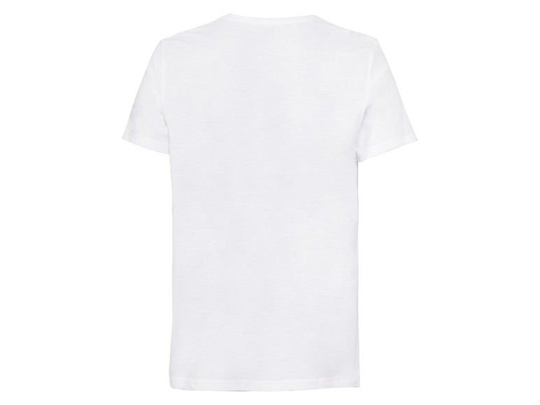 Gehe zu Vollbildansicht: LIVERGY® T-Shirt Herren, mit kleiner Stickerei am Saum, aus reiner Baumwolle - Bild 4