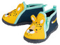 Babyschuhe mit Leopardenmuster.