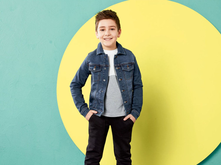 Gehe zu Vollbildansicht: pepperts!® PEPPERTS® Kleinkinder Fashion Jeansjacke Jungen, mit Baumwolle - Bild 9