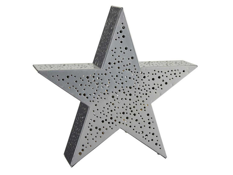 Gehe zu Vollbildansicht: Pureday LED-Deko-Stern »Silver Star« - Bild 2
