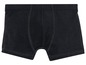 Schwarze Herren-Boxershorts.