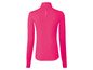 Rosa Langarmshirt für Sport.