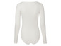 Weißer Langarm-Body für Damen