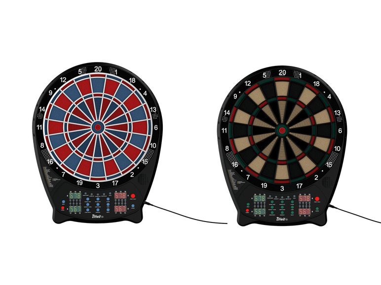 CRIVIT LED dartboard with accessories Number of darts 12 pieces