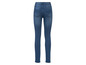Blaue Skinny Jeans für Damen.