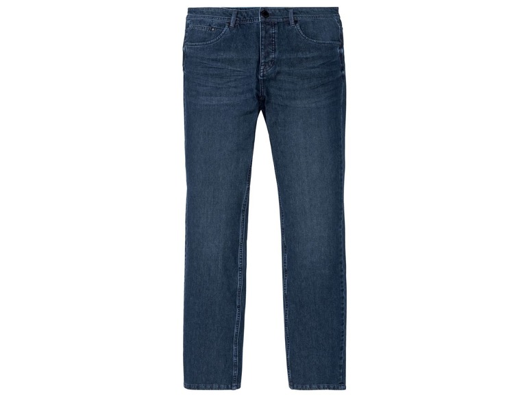 Gehe zu Vollbildansicht: LIVERGY® Jeans Herren, schmal geschnitten, hoher Baumwollanteil, mit Elasthan - Bild 2