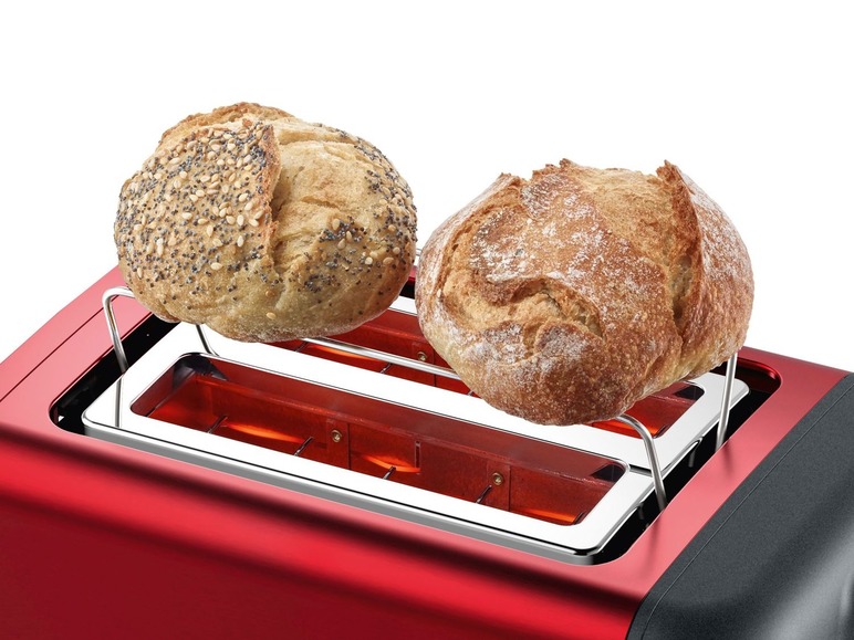 Gehe zu Vollbildansicht: BOSCH Kompakt Toaster, DesignLine, Rot - Bild 4