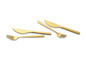 Zwei goldene Messer und eine Gabel von ECHTWERK.
