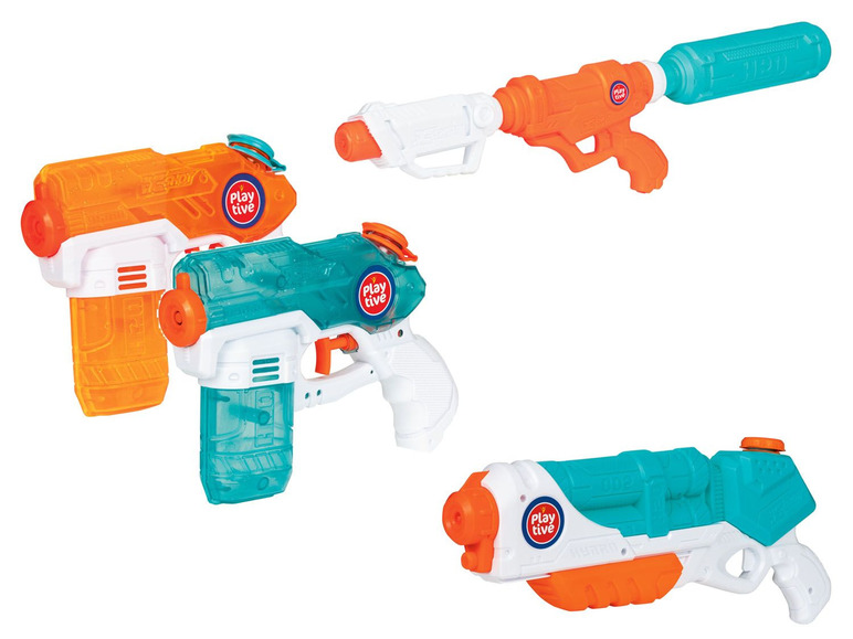 Gehe zu Vollbildansicht: PLAYTIVE® Wasserpistolen, PET-Flasche - Bild 1