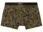 Schwarze Boxershorts mit gelbem Simpsons-Motiv.