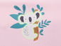 Ein rosa T-Shirt mit einem Koala auf einem Baum
