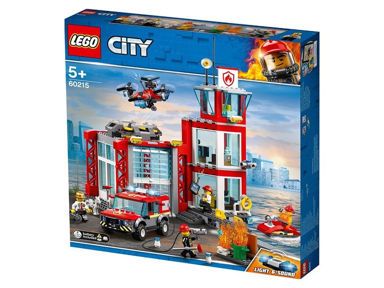 Gehe zu Vollbildansicht: LEGO® City 60215 Feuerwehr-Station - Bild 2
