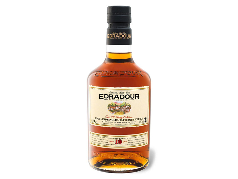 Gehe zu Vollbildansicht: Edradour Highland Single Malt Scotch Whisky 10 Jahre mit Geschenkbox 40% Vol - Bild 2