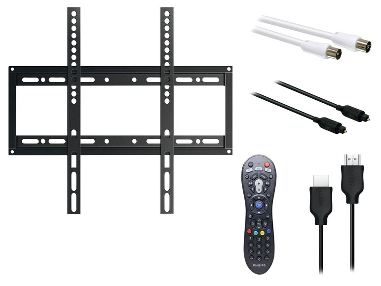 Gehe zu Vollbildansicht: PHILIPS TV Zubehör Display Universal FB HDMI Optisches Coaxial Wandhalterung (OSBE/OSCZ/OSSK) - Bild 1