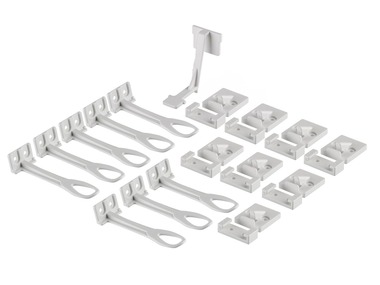Reer Schrank- und Schubladensicherung, 8 Stück, inklusive Schrauben, mit Klemmschutz