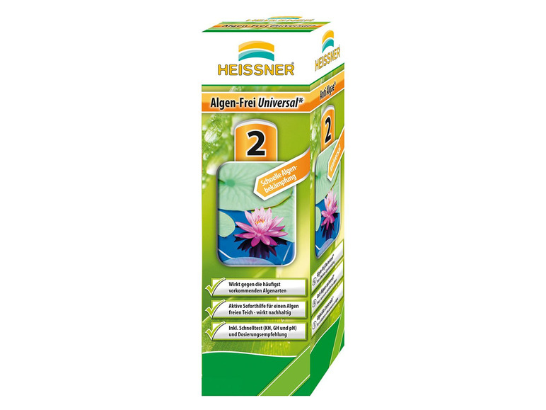 Gehe zu Vollbildansicht: HEISSNER Teichpflege-Set 1-2-3 mit Test-Set, 3 x 250 ml - Bild 3