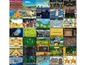 Eine Sammlung verschiedener Minispiele, darunter Puzzle, Arcade-Spiele und Strategiespiele.