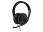 Schwarzes Xbox-Headset mit Mikrofon.