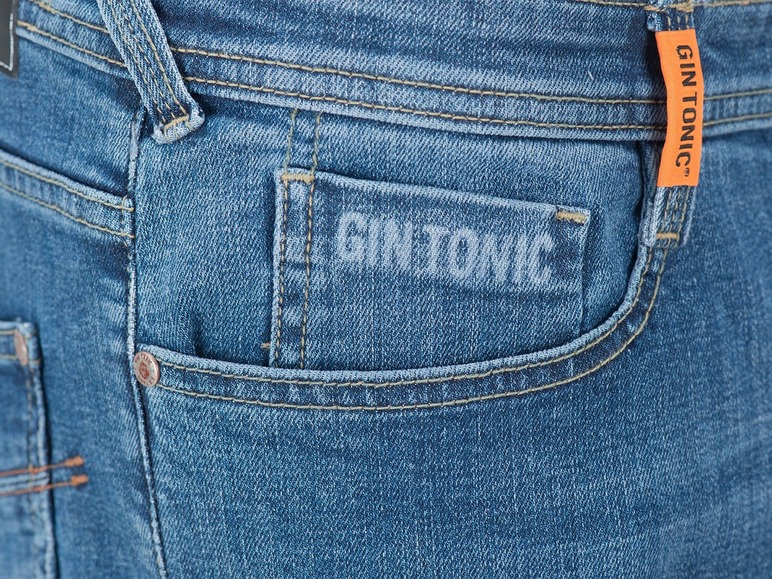 Gehe zu Vollbildansicht: Gin Tonic Jeans Herren, Straight Fit, mit Baumwolle und Elasthan - Bild 4