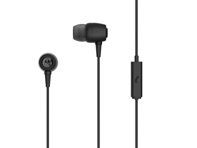 Gehe zu Vollbildansicht: MOTOROLA Earbuds Metal kabelgebundener In-Ear Kopfhörer inkl. Freisprecheinrichtung - Bild 1