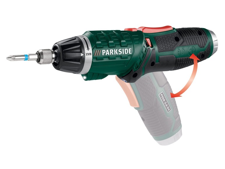 Gehe zu Vollbildansicht: PARKSIDE® Akku-Stabschrauber »PSSA 3.6 D4«, 3,6 Volt Lithium-Ionen-Akku, LED-Taschenlampe - Bild 1