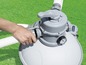 Bestway Poolfilter mit Schlauch und Manometer.