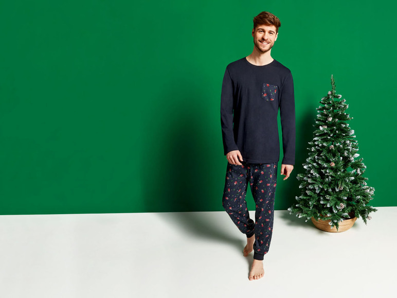 Gehe zu Vollbildansicht: LIVERGY® Herren Weihnachts-Pyjama - Bild 19