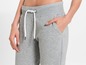 Graue Jogginghose mit weißem Kordelzug.