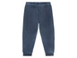 Blaue Fleece-Jogginghose für Kinder.