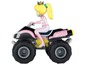 Ein rosa Mario Kart Quad mit Peach