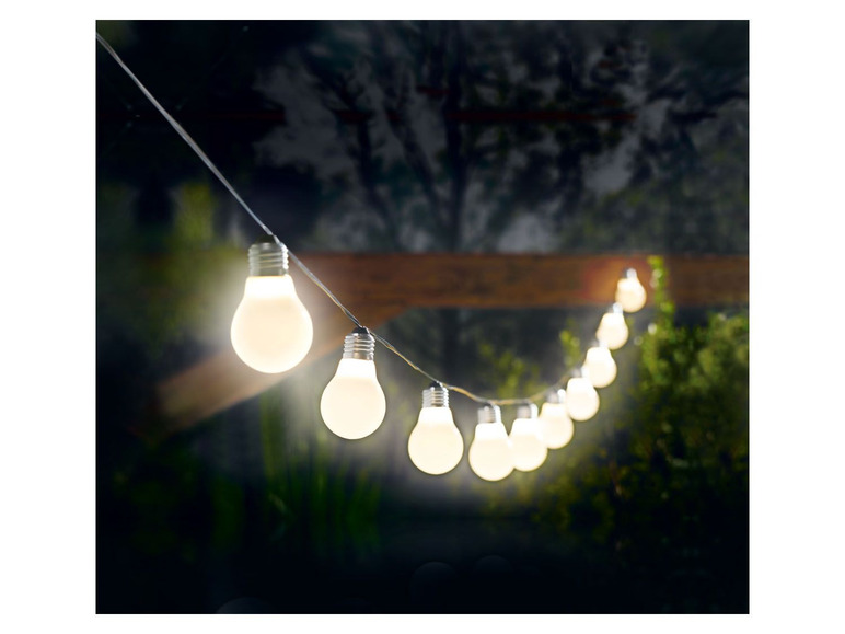Gehe zu Vollbildansicht: Melinera LED Sommerlichterkette Glühbirne - Bild 6