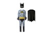 Batman-Kostüm mit Overall, Umhang und Maske.