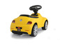 Gelber Volkswagen Beetle Lauflernwagen für Kinder.