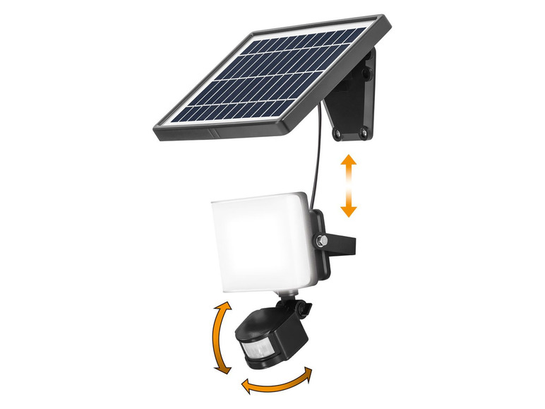Gehe zu Vollbildansicht: LIVARNO LUX LIVARNO LIVING® LED-Solarstrahler, mit Bewegungsmelder, 9 Watt, 30.000 Stunden Leuchtdauer - Bild 4