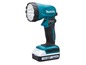 Makita LED-Arbeitsleuchte mit 18V Akku.