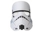 Eine weiße Stormtrooper-Maske für Cosplay oder Karneval.