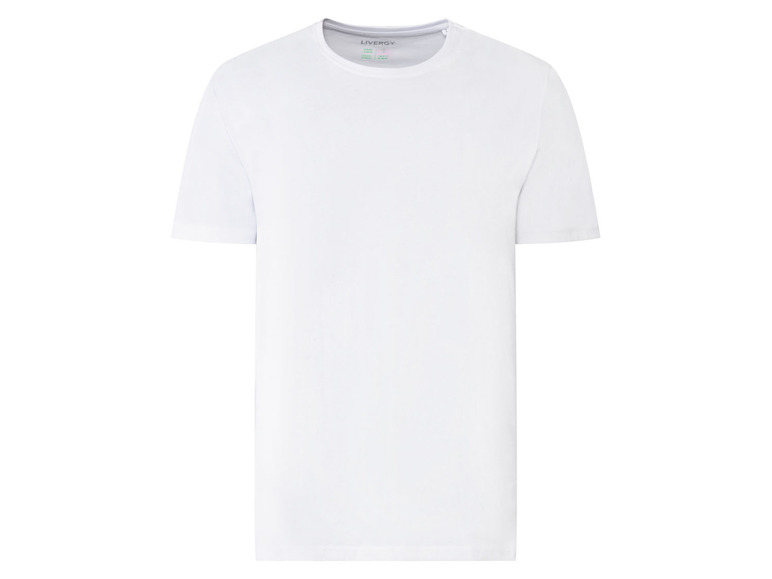 Gehe zu Vollbildansicht: LIVERGY® Herren T-Shirts, 2 Stück, körpernah geschnitten, mit Baumwolle - Bild 4