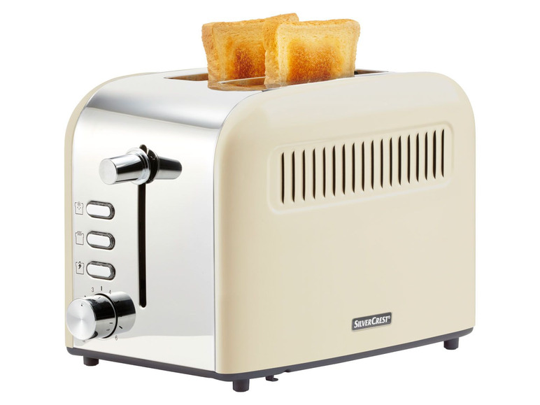 Gehe zu Vollbildansicht: SILVERCREST® Toaster, 920 Watt, mit 6-Stufen-Bräunungsregler, abnehmbarer Brötchenaufsatz - Bild 28