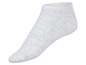 Ein Paar graue Socken mit leichter Textur.