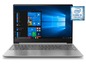 Ein silberner Lenovo-Laptop mit Windows 10 und einem Intel Core i5 Prozessor.
