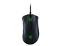 Razer Deathadder Gaming-Maus mit grüner Beleuchtung.