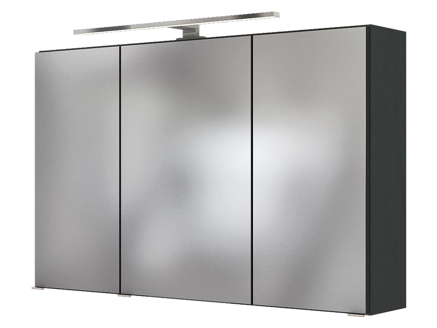 HELD Spiegelschrank Birma (Graphitgrau, 100 cm) | 04251639434148