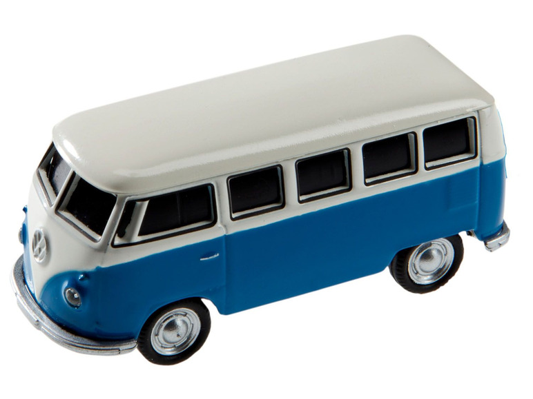 Gehe zu Vollbildansicht: GENIE USB-Stick 32GB » VW Bus«, blau/weiß - Bild 1