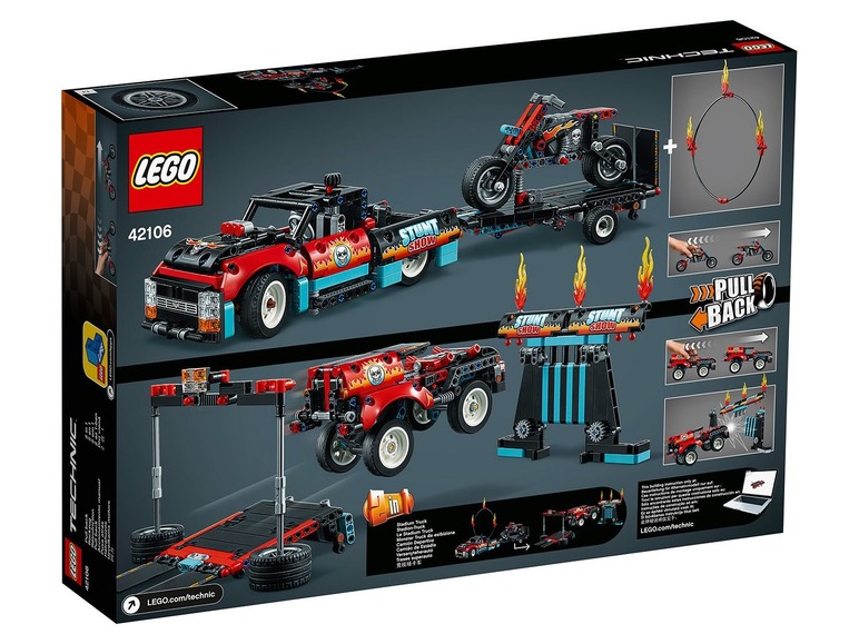 Gehe zu Vollbildansicht: LEGO® Technic 42106 »Stunt-Show mit Truck und Motorrad« - Bild 2