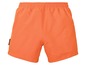 Orangefarbene Herren-Badehose.