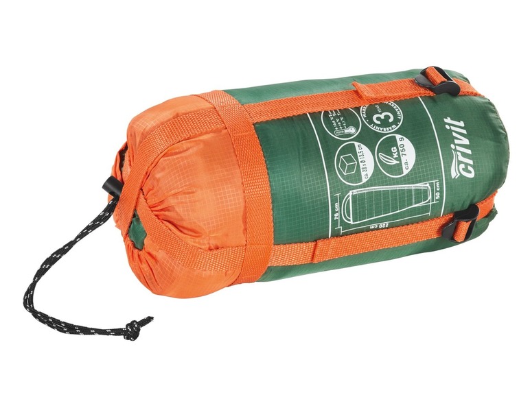 Gehe zu Vollbildansicht: CRIVIT® Schlafsack, mit Kompressions-Packsack und Innentasche, ultraleicht, waschbar - Bild 27
