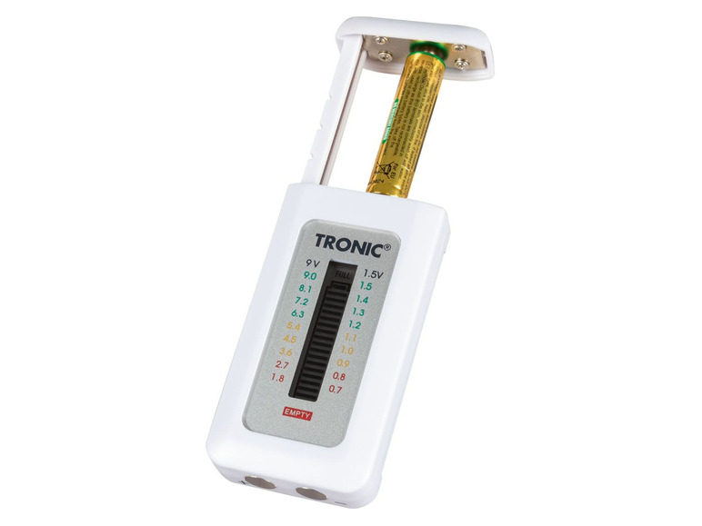 Gehe zu Vollbildansicht: TRONIC® Batterietester, mit Volt-Skala, LC-Display - Bild 2