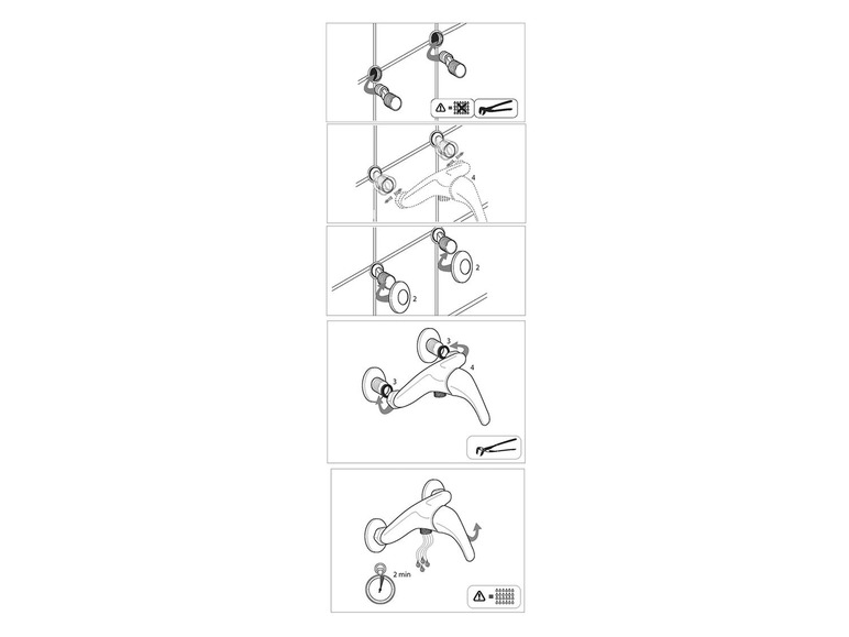 Gehe zu Vollbildansicht: Eisl »VERONA« Duscharmatur, inkl. 1/2" Brauseschlauchanschluss, chrom, mit Komfortstrahl - Bild 3