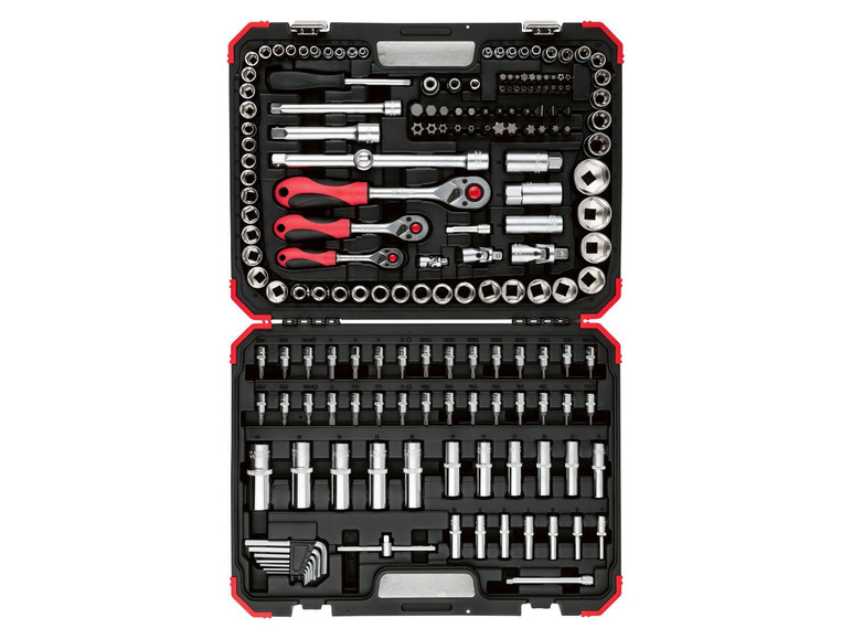 Gehe zu Vollbildansicht: Gedore Steckschlüsselsatz »R45603172«, 172-teilig, mit Koffer, aus Chrom-Vanadium-Stahl - Bild 2