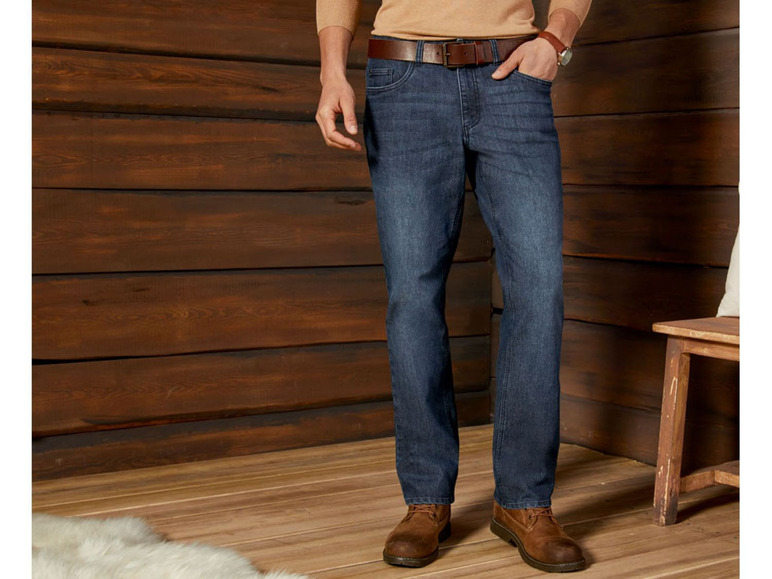 Gehe zu Vollbildansicht: LIVERGY® Jeans Herren, Straight Fit, mit Baumwolle - Bild 7